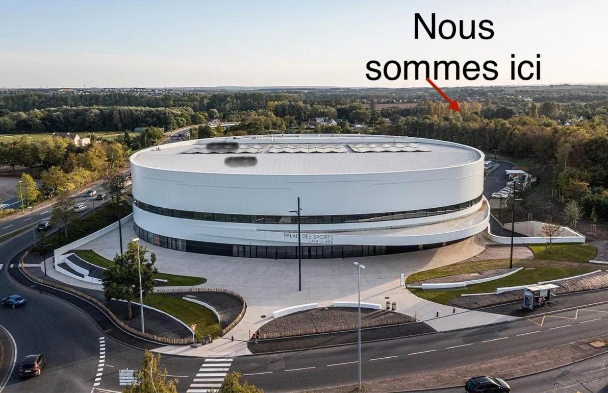 Le Noe Villa Caen Exteriör bild